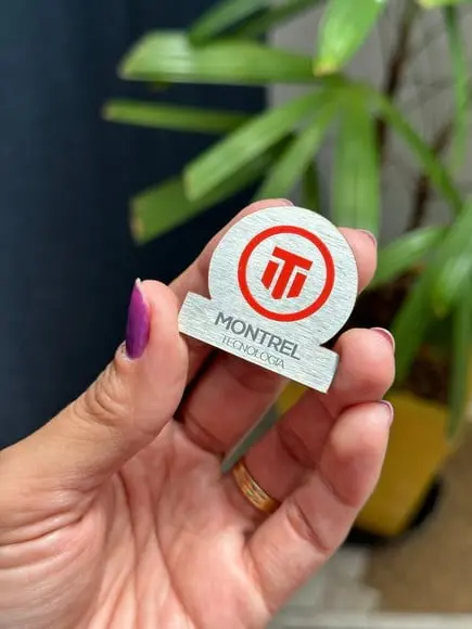 Broche Personalizado Seu Logo Fechamento Ímã