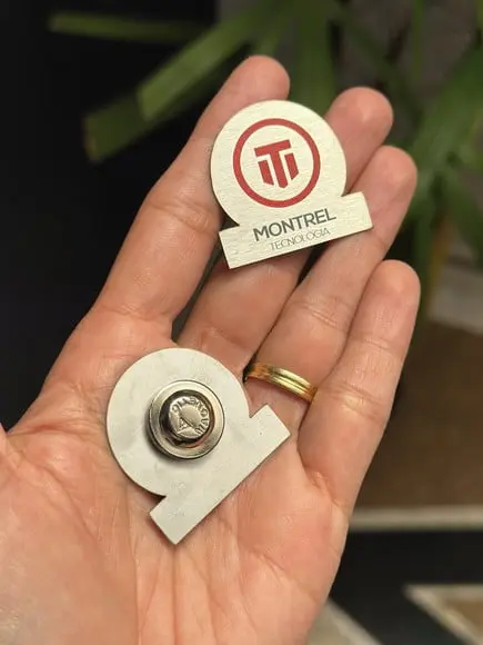 Broche Personalizado Seu Logo Fechamento Ímã