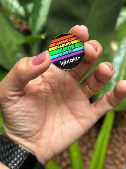 Broche Personalizado Seu Logo Fechamento Ímã