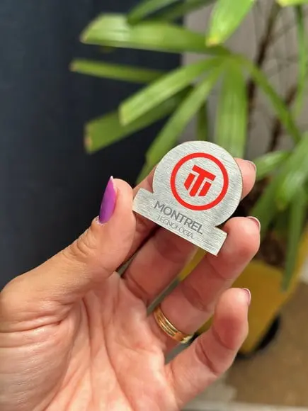 Broche Personalizado Seu Logo Fechamento Ímã