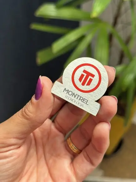 Broche Personalizado Seu Logo Fechamento Ímã