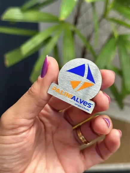 Broche Personalizado Seu Logo Fechamento Ímã