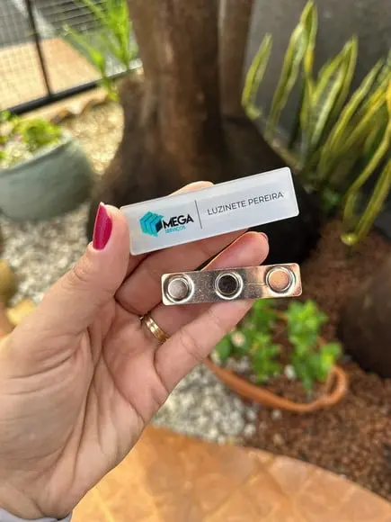 Broche Personalizado Seu Logo Fechamento Ímã