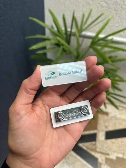 Broche Personalizado Seu Logo Fechamento Ímã