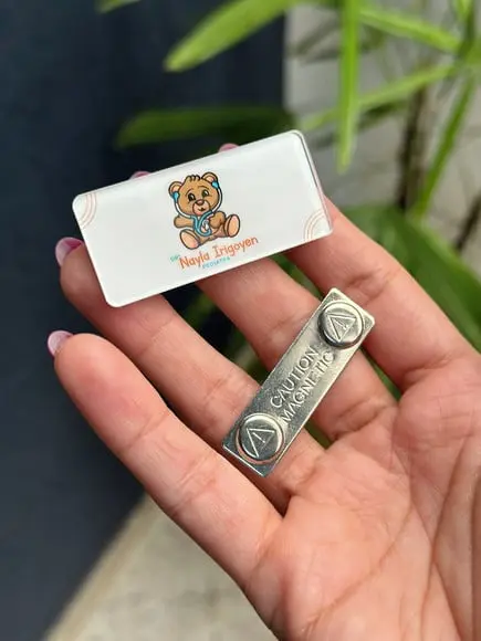 Broche Personalizado Seu Logo Fechamento Ímã