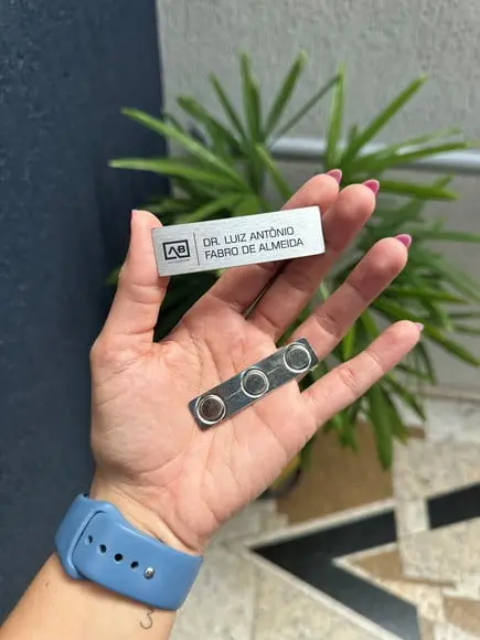 Broche Personalizado Seu Logo Fechamento Ímã