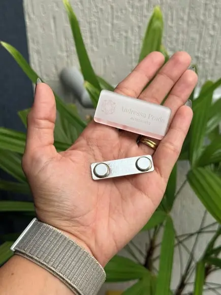 Broche Personalizado Seu Logo Fechamento Ímã