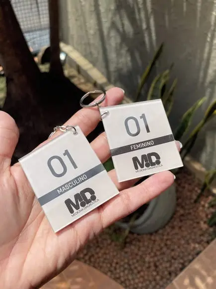 Chaveiro mdf e Acrílico Personalizado
