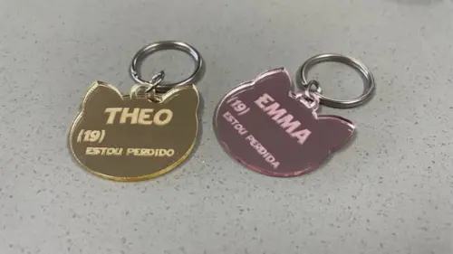 Chaveiro Acrílico Personalizado