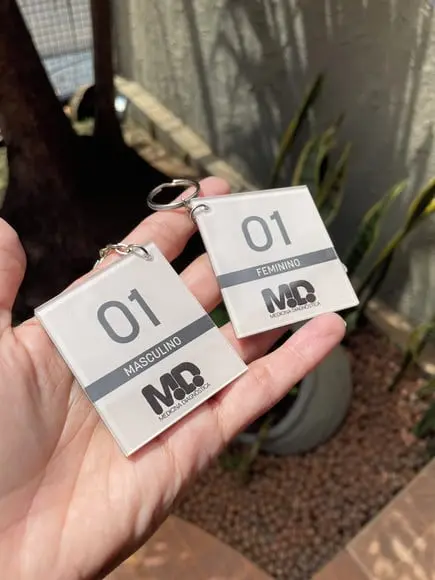 Chaveiro mdf e Acrílico Personalizado