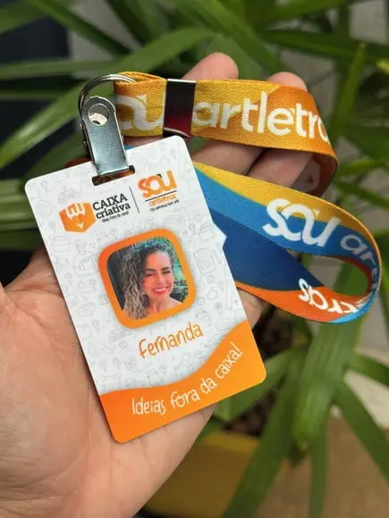 Credencial sem Cordão 5,5x8,5