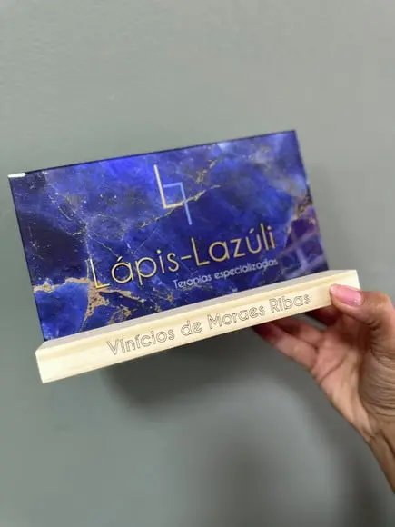 Display Identificação de Mesa - Acrílico 20x11