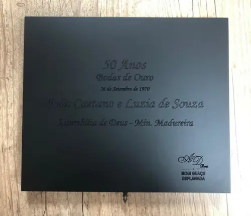 Estojo de Homenagem Mdf- 32x27cm