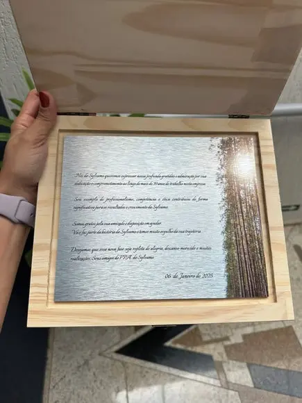 Estojo de Homenagem Pinnus - 23x27cm