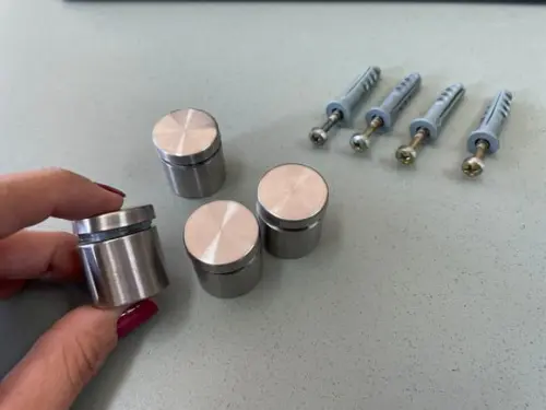 Kit de Parafusos e Prolongadores Inox G - 4 Unidades