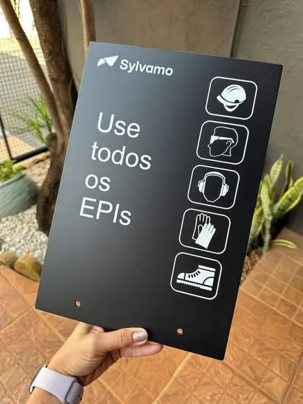 Placa Acm Personalizado - 21x29,7