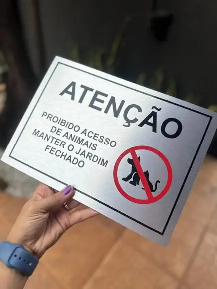 Placa Acm Personalizado - 21x29,7