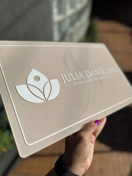 Placa Comércio Acrilico - Efeito Cristal 40x24 Impressão Uv
