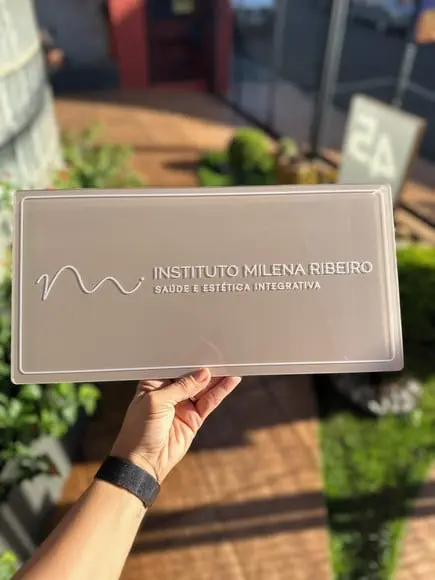 Placa Comércio Acrilico Adesivo Frontal 40x20 Impressão Uv