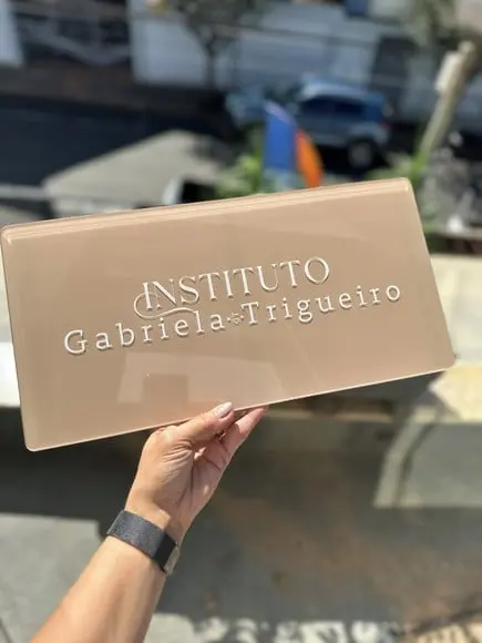 Placa Comércio Acrilico Adesivo Frontal 40x20 Impressão Uv