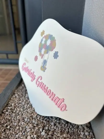 Placa de Clínica Acm - Sobreposição Acrílico 40x60 Orgânica