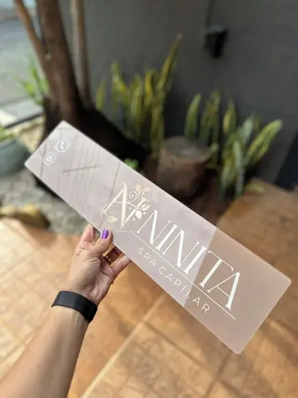 Placa de Comércio - Acrílico 50x12cm