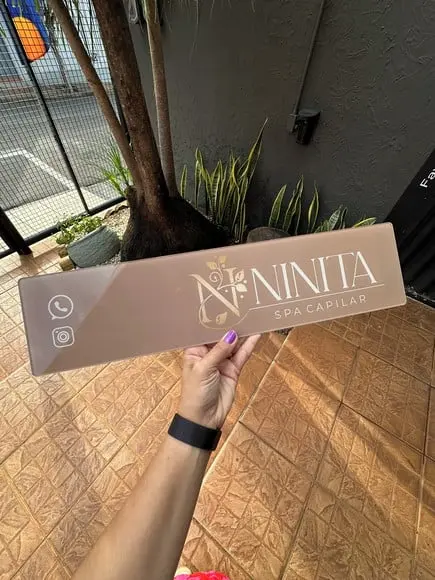 Placa de Comércio - Acrílico 50x12cm