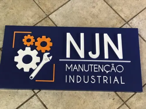 Placa de Comércio - Frente 100x60