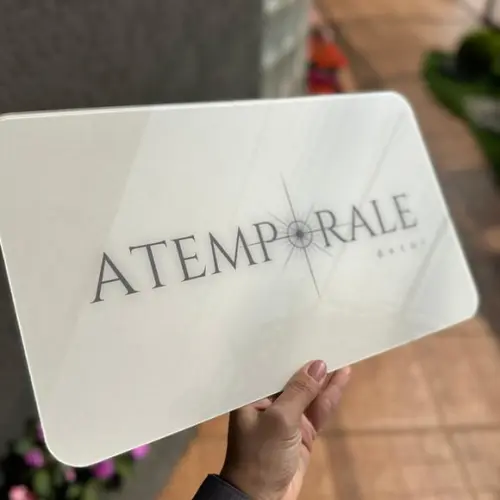 Placa de Comércio Acrilico - Efeito Cristal 40x24