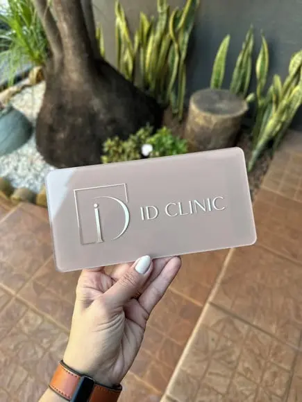 Placa de Comércio Acrilico - Frente 10x20 + Impressão Uv