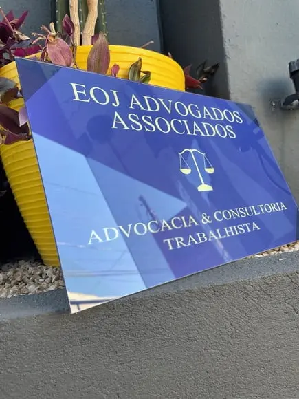 Placa de Comércio em Acrílico - Frente 30x20