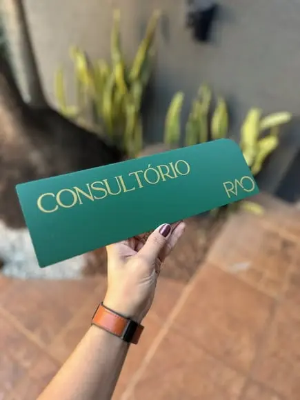 Placa de Identificação - Modelo Caulim 30x10,5