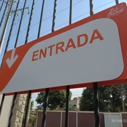 Placa de Identificação - Modelo Orion 80x30