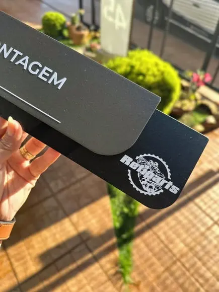 Placa de Identificação de Sala - Ametista 33x11,5