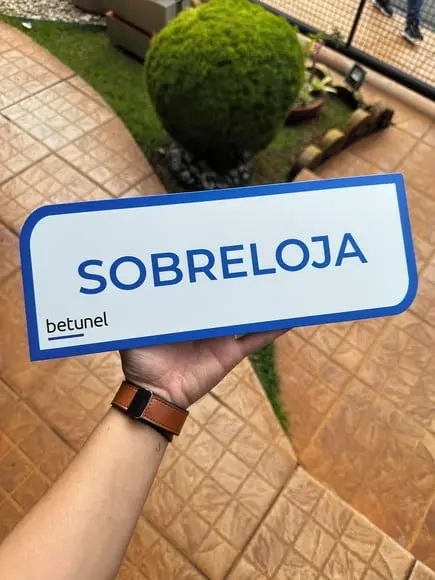 Placa de Identificação de Sala - Caulim 32x12