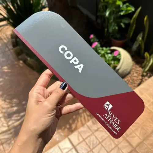 Placa de Identificação de Sala - Caulim 33x11,5