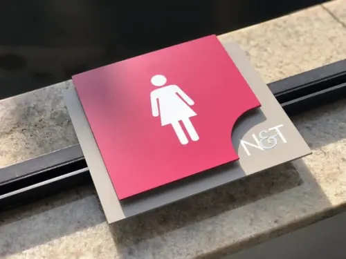 Placa de Identificação de Sala - Modelo Ágata Personalizado