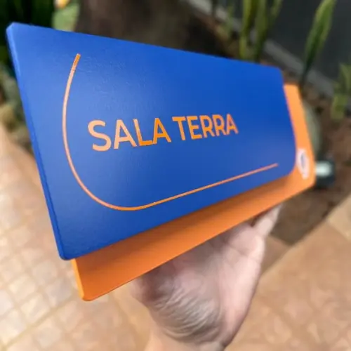 Placa de Identificação de Sala - Modelo Ametista