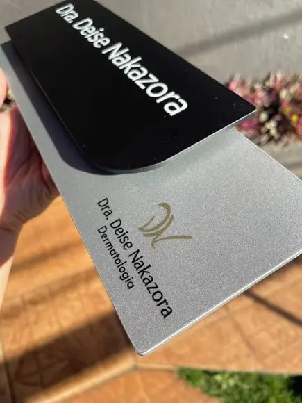 Placa de Identificação de Sala - Modelo Ametista