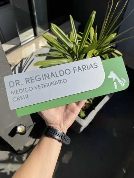 Placa de Identificação de Sala - Modelo Ametista