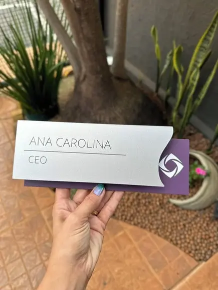 Placa de Identificação de Sala - Modelo Feldspato