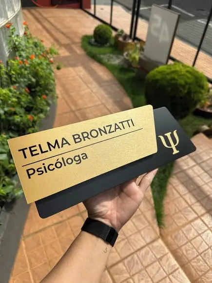 Placa de Identificação de Sala - Modelo Onix