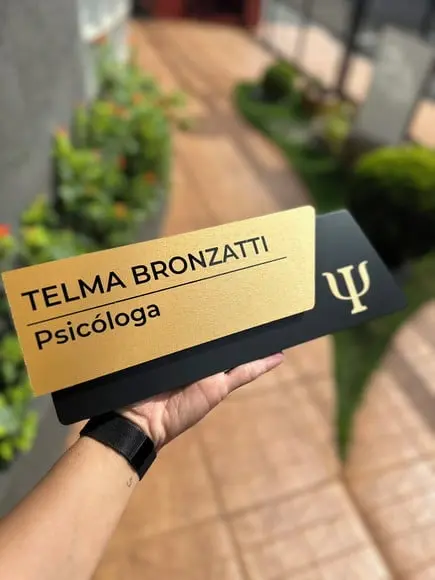 Placa de Identificação de Sala - Modelo Onix