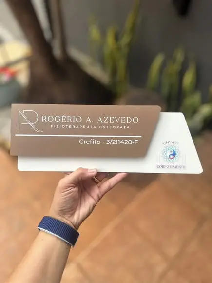 Placa de Identificação de Sala - Modelo Onix