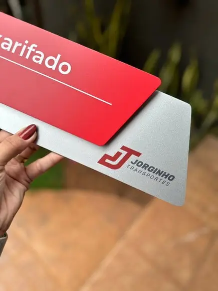 Placa de Identificação de Sala - Modelo Onix