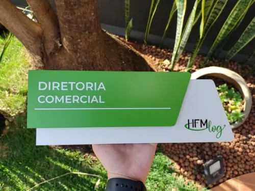 Placa de Identificação de Sala - Modelo Onix