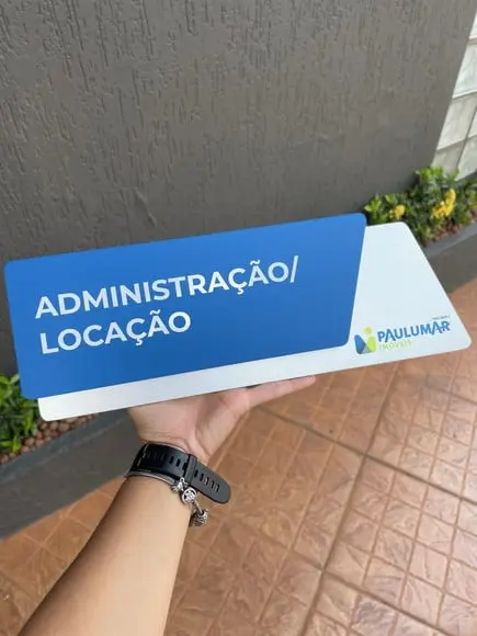Placa de Identificação de Sala - Modelo Onix