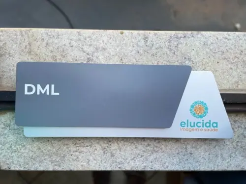 Placa de Identificação de Sala - Modelo Onix
