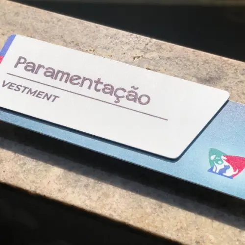 Placa de Identificação de Sala - Modelo Onix
