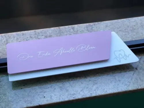 Placa de Identificação de Sala - Modelo Onix